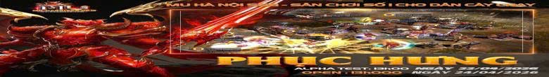 Giới thiệu Mu Online - MU HÀ NỘI SS6 - Season 6 - Exp: 300x - Drop: 20% - Mu Hà Nội,Mu Cày là Có BS, WCOIN