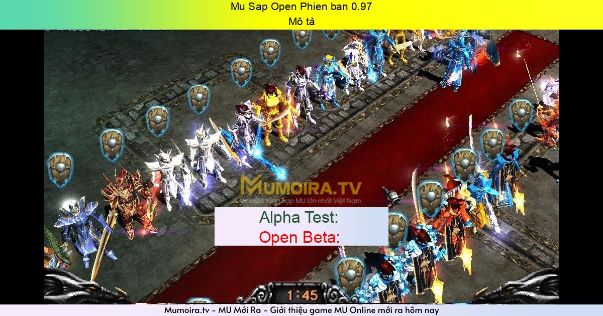 Game Mới ra, Mu Sap Open Phien ban 0.97 Game Private Mới ra,Mu Sap Open Phien ban 0.97