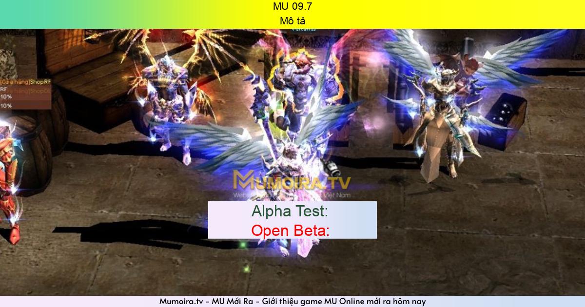 Game Mới ra, MU 09.7 Game Private Mới ra,MU 09.7