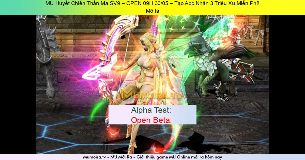 Game Mới ra, MU Huyết Chiến Thần Ma SV9 – OPEN 09H 30/05 – Tạo Acc Nhận 3 Triệu Xu Miễn Phí! Game Private Mới ra,MU Huyết Chiến Thần Ma SV9 – OPEN 09H 30/05 – Tạo Acc Nhận 3 Triệu Xu Miễn Phí!