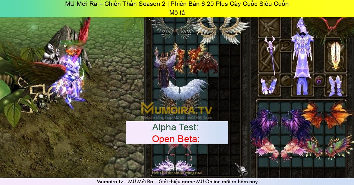 Game Mới ra, MU Mới Ra – Chiến Thần Season 2 | Phiên Bản 6.20 Plus Cày Cuốc Siêu Cuốn Game Private Mới ra,MU Mới Ra – Chiến Thần Season 2 | Phiên Bản 6.20 Plus Cày Cuốc Siêu Cuốn