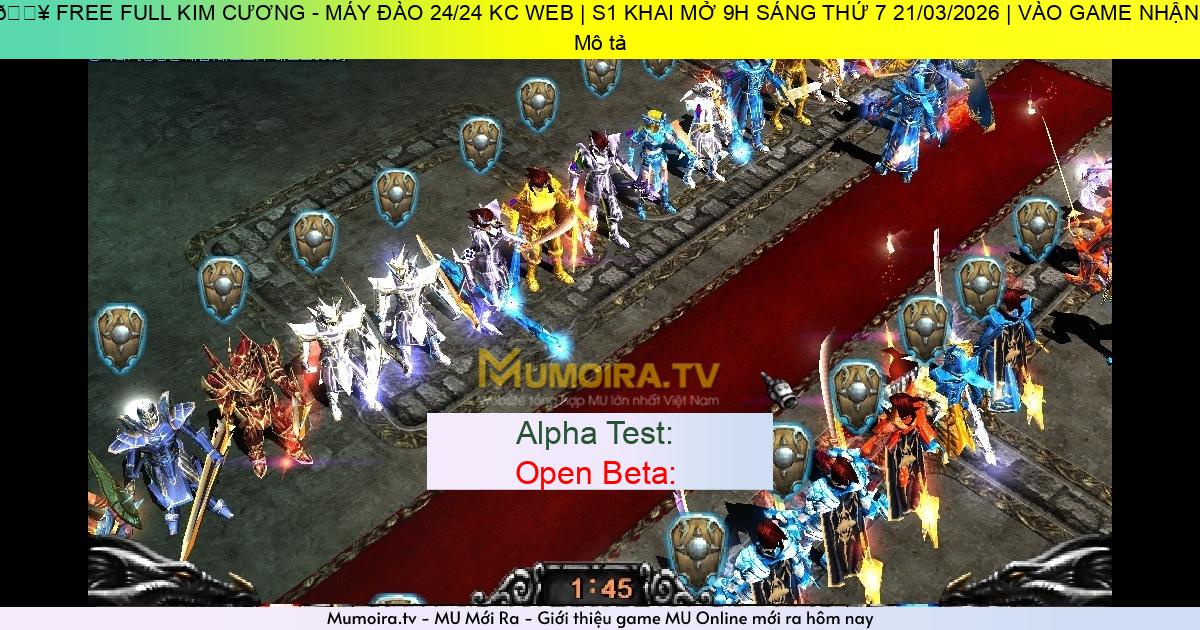 Game Private Mới ra,🔥 FREE FULL KIM CƯƠNG - MÁY ĐÀO 24/24 KC WEB | S1 KHAI MỞ 9H SÁNG THỨ 7 21/03/2026 | VÀO GAME NHẬN 
